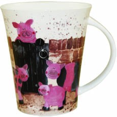 Alex Clark Farmyard Pig Mug-0