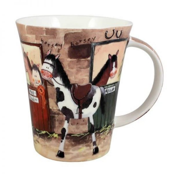 Alex Clark Ponies Pony Stable Door Mug-0