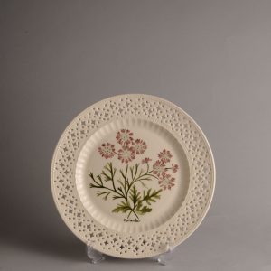 Hartley Greens Leeds Pottery Pierced Coriander Plate-0