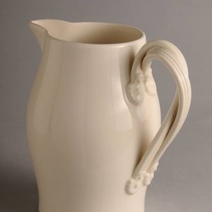 Hartley Greens Leeds Pottery Large Twisted Handle Milk Jug-0