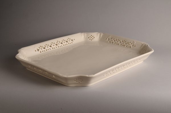 Hartley Greens Leeds Pottery Pierced Tray-0