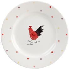 Alex Clark Rooster Salad Plate -0