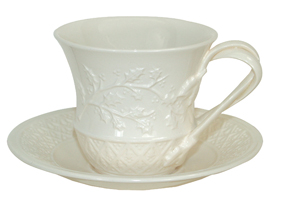 Hartley Greens Leeds Pottery Christmas Tea Cup and Saucer -0