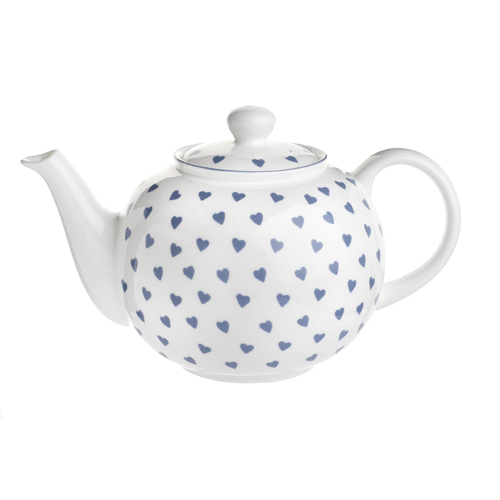Nina Campbell Blue Hearts Teapot -0