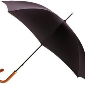 Fulton Mens Consul Black Walking Umbrella -0