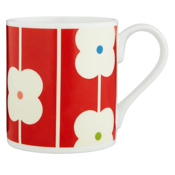 Orla Kiely Abacus Red Mug -0