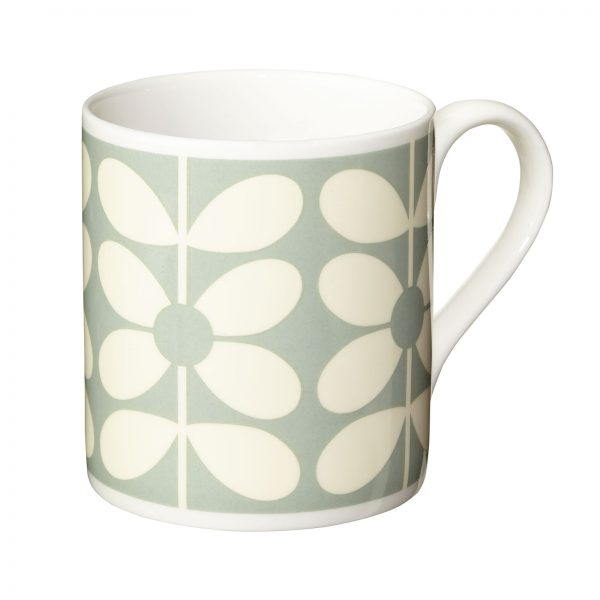 Orla Kiely Stem Duck Egg Blue Mug -0