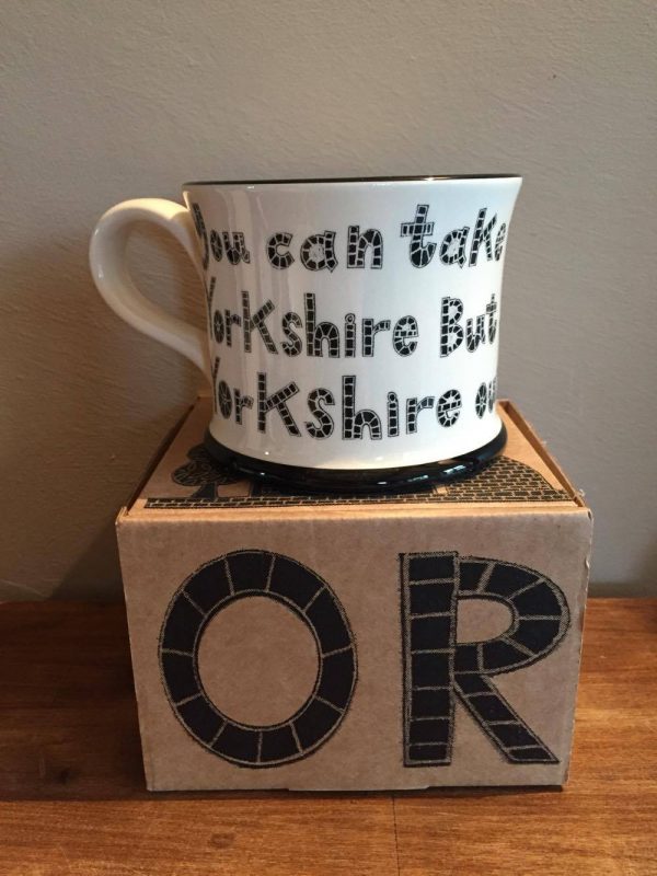 Moorland Pottery Lass Out Of Yorkshire Mug Gift Boxed-1954