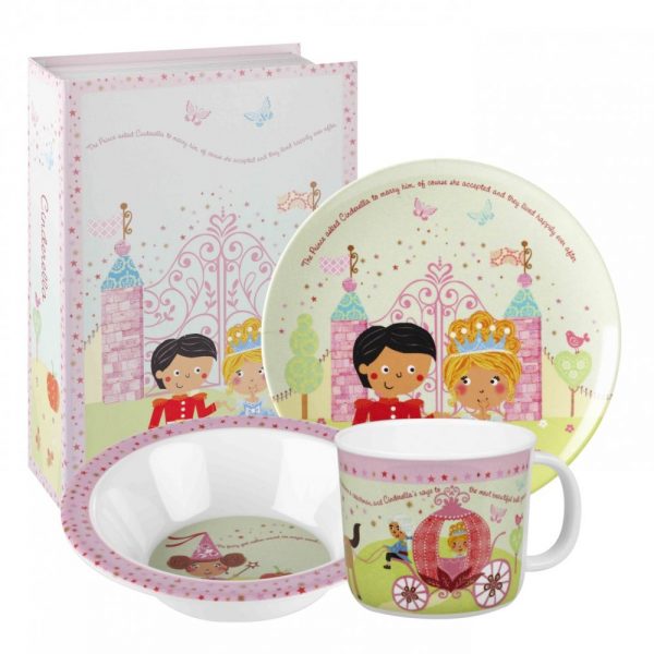 Little Rhymes Cinderella Melamine Gift Boxed Set -0