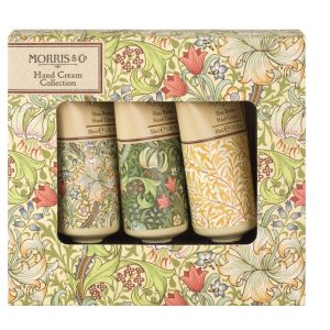 William Morris & Co Golden Lily Set Of 3 Hand Creams Gift Boxed-0