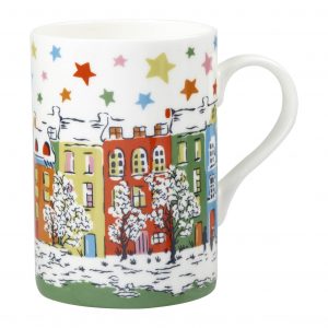 Cath Kidston Christmas Townhouse Classic Cedar Mug-0