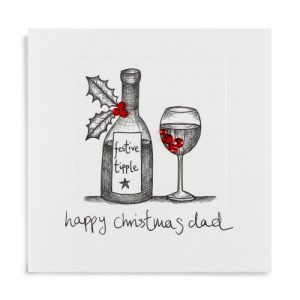 Janie Wilson Happy Christmas Dad Card-0