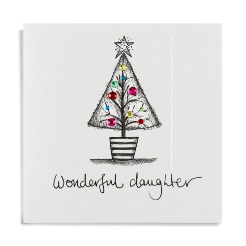 Janie Wilson Wonderful Daughter Christmas Card-0