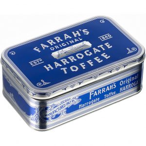 Farrah's Of Harrogate Large Original Crescent Toffee Tin, 350g-0