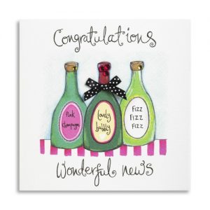 Janie Wilson Congratulations Wonderful News Card-0