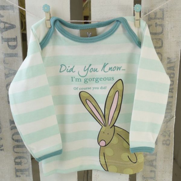 Rufus Rabbit Baby Boy Organic Cotton T-shirt-0