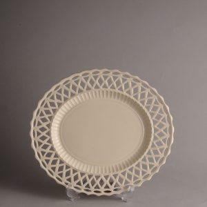 Hartley Greens Leeds Pottery Berry Basket Plate -0