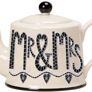 Moorland Pottery Mr & Mrs Teapot -0