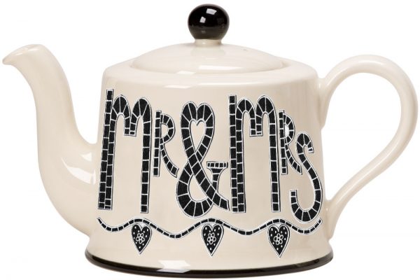 Moorland Pottery Mr & Mrs Teapot -0