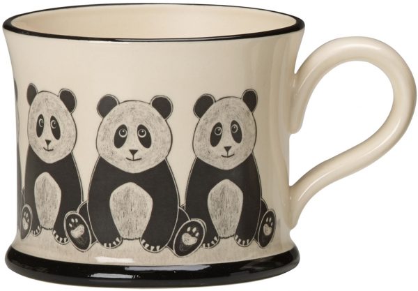 Moorland Pottery Panda Mug -0
