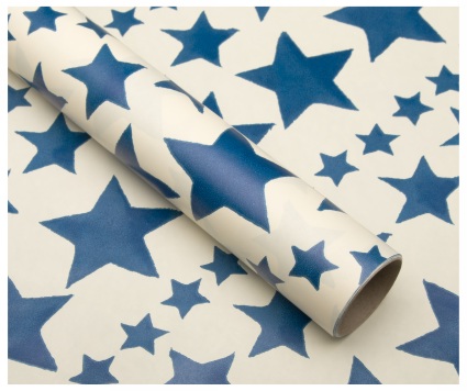 Emma Bridgewater Blue Star Roll Wrap-0