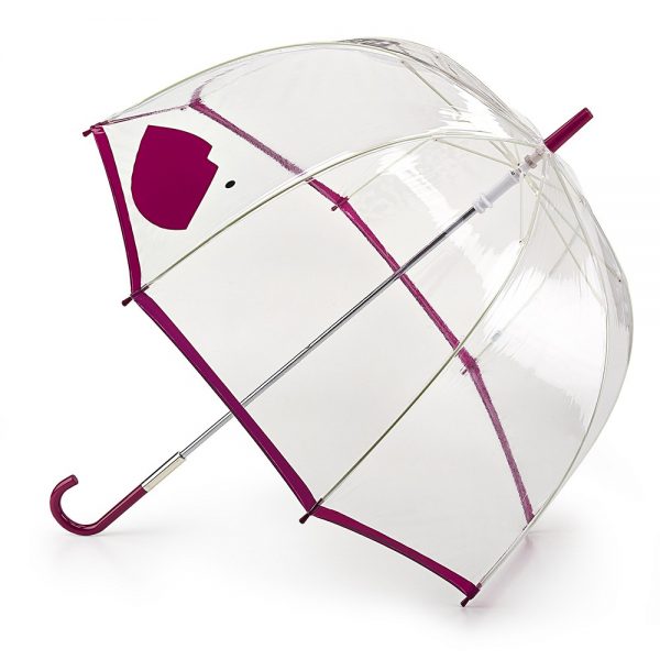 Lulu Guinness Abstract Lips Birdcage Umbrella-0