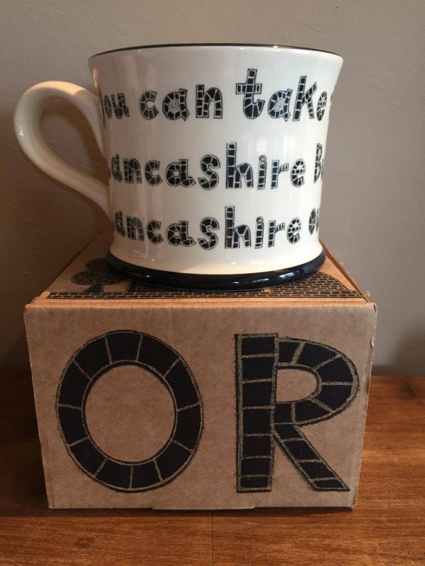 Moorland Pottery Lass Out Of Lancashire Mug Gift Boxed-1967