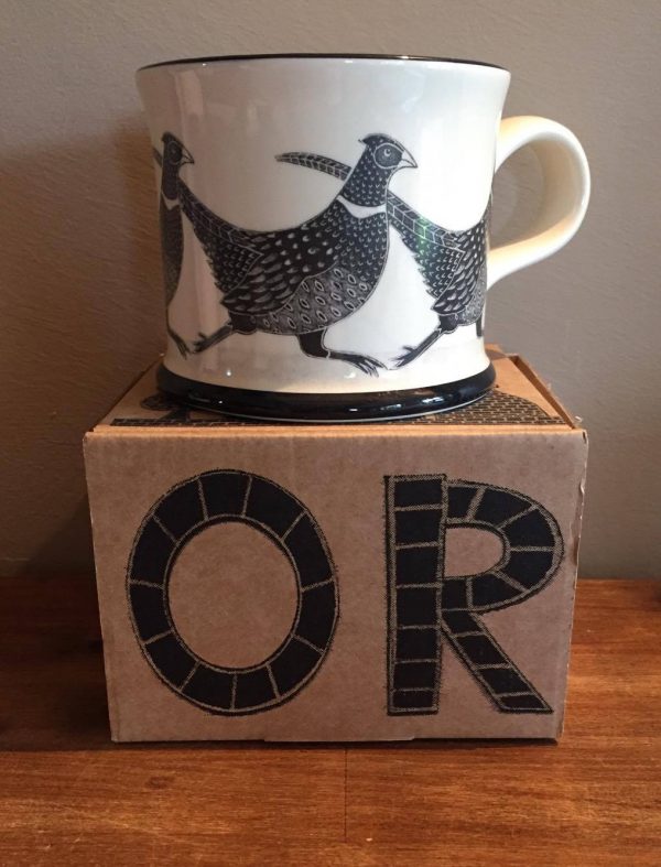 Moorland Pottery Pheasant Mug Gift Boxed-0