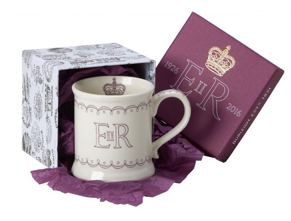 Burleigh Queens 90th Birthday Footed Mug Gift Boxed-0