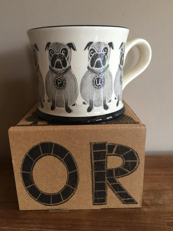 Moorland Pottery Pug Mug Gift Boxed-0