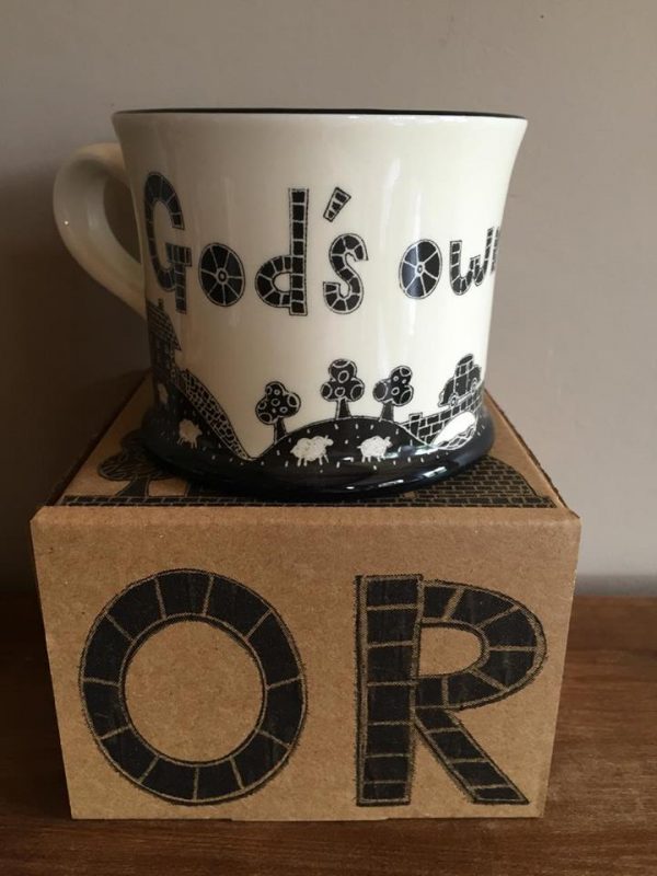 Moorland Pottery Yorkshire 'God's Own County' Mug Gift Boxed-0