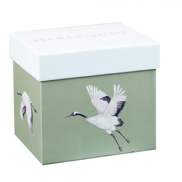 Harlequin Cranes In Flight Platinum Gift Boxed Mug-2036