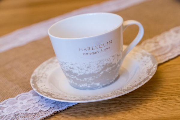 Harlequin Eglomise Tea Cup & Saucer Gift Boxed-0