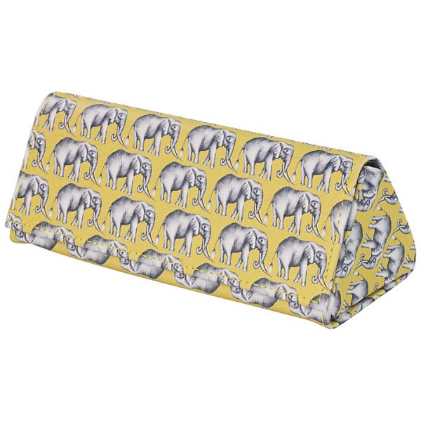 Harlequin Savanna Elephant Glasses Case-0