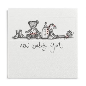 Janie Wilson New Baby Girl Card-0