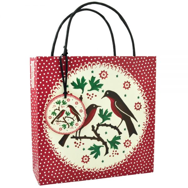 Emma Bridgewater Joy Robin Medium Gift Bag-0