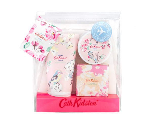 Cath Kidston Pink Blossom Birds Manicure To Go Set-0