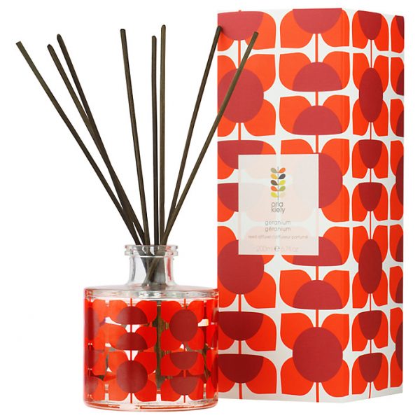 Orla Kiely Geranium Scented Reed Diffuser, 200ml-0