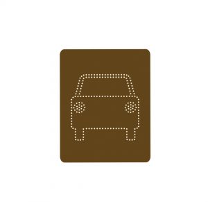 Orla Kiely Cars Gift Tags x 5-0