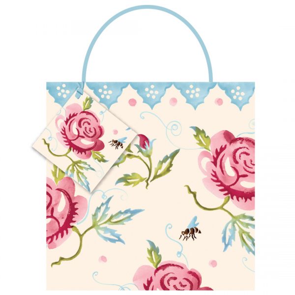 Emma Bridgewater Rose & Bee Medium Gift Bag-0