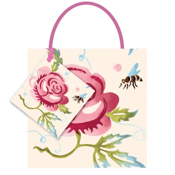 Emma Bridgewater Rose & Bee Small Gift Bag-0