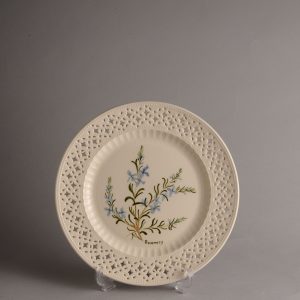 Hartley Greens & Co Leeds Pottery Herb & Spice Pierced Plate - Rosemary-0