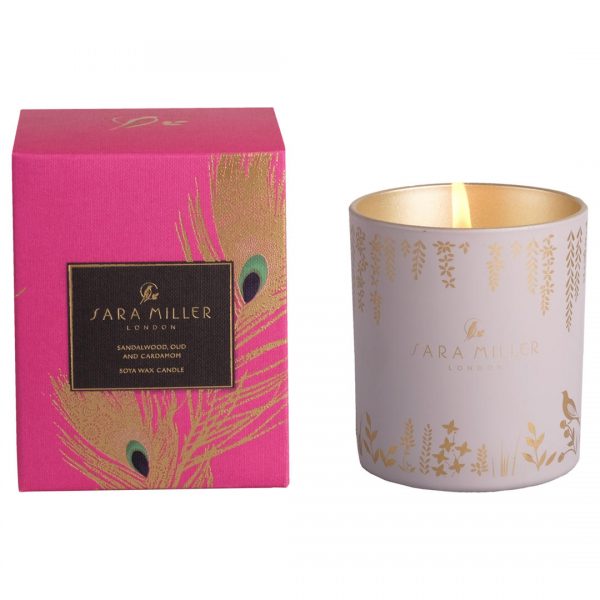 Sara Miller Sandalwood, Oud and Cardamon Scented Candle-0