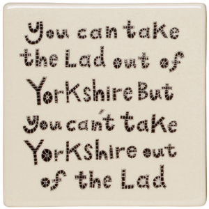Moorland Pottery Lad out of Yorkshire Coaster