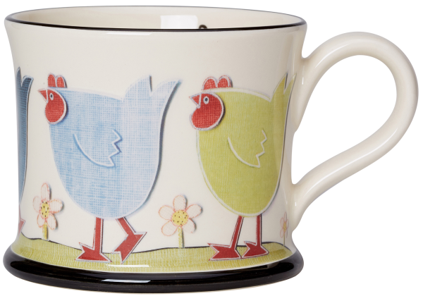moorland chicken run mug