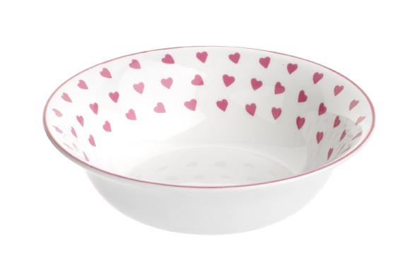 Nina Campbell Pink Heart Oatmeal Bowl-0