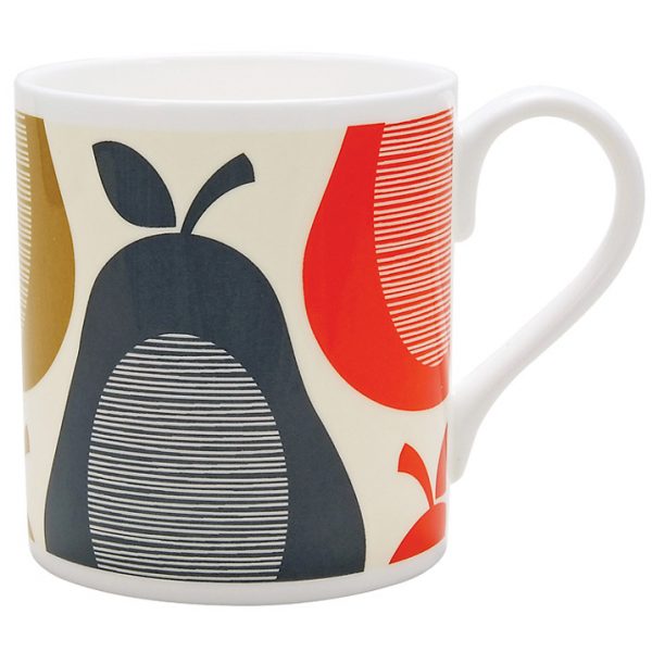 Orla Kiely Pear Slate Stripe Mug-0