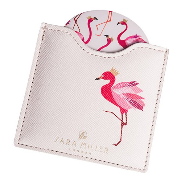 Sara Miller Flamingo Compact Mirror-0