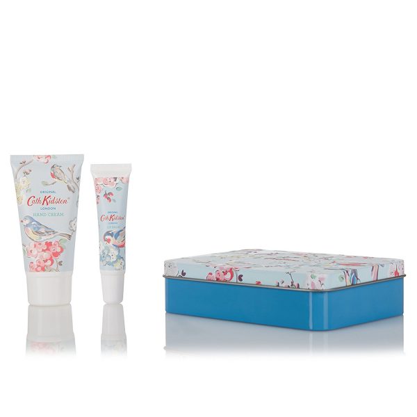 Cath Kidston Blossom Birds Apple Blossom & Elderflower Hand & Lip Set In Tin-0