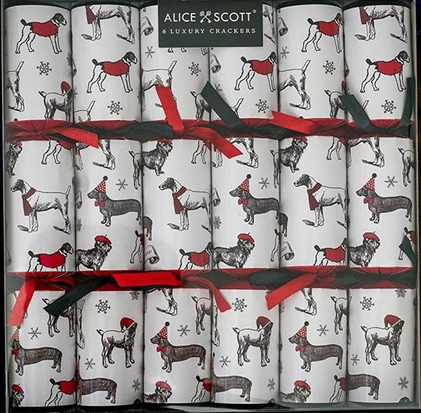 Alice Scott All Over Dashing Dogs Christmas Crackers-0